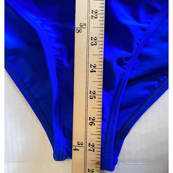 Women's NWOT Blue Swimsuit with Cutouts in Front and Back Size XXL - Picture 7 of 8